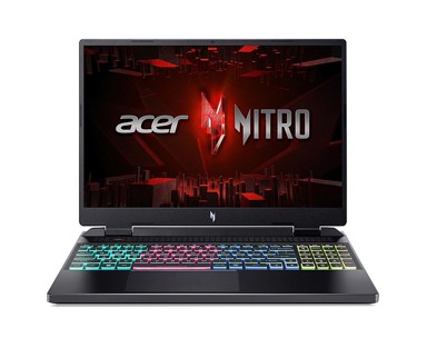 ACER Laptop Nitro 16 / Ryzen 7-8845HS, 16", 2560x1600, 32GB, 1TB SSD, RTX 4070, Windows 11 Home